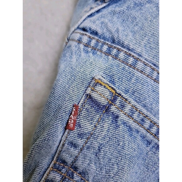 Vintage Levis 550 Jeans Mens 38 36x31 Baggy Taper High Distressed USA Workwear - Picture 16 of 16